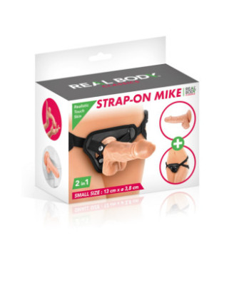 2 en 1 Gode ceinture interchangeable Mike 13 cm 